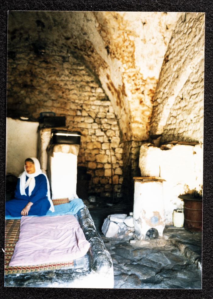 A Photograph of Ṣaleh al-Barghuthy's Mansion in Deir Ghassaneh Village
