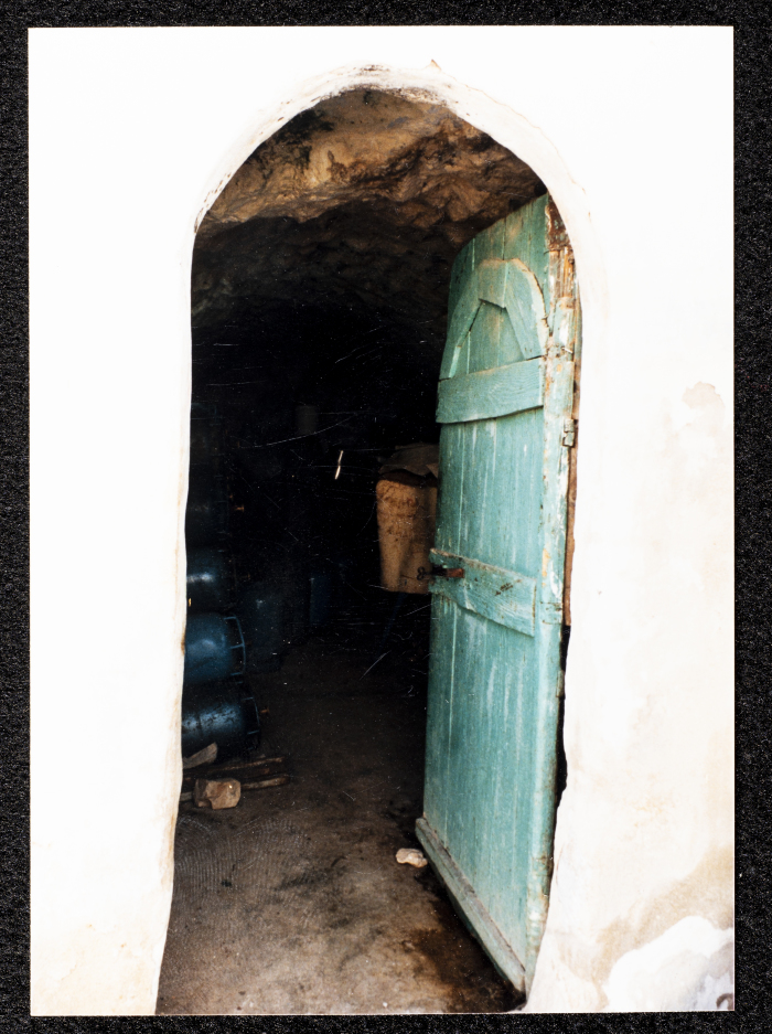 A Photograph of Ṣaleh al-Barghuthy's Mansion in Deir Ghassaneh Village
