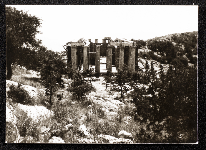 A Glimpse of Old Pillars in Greece