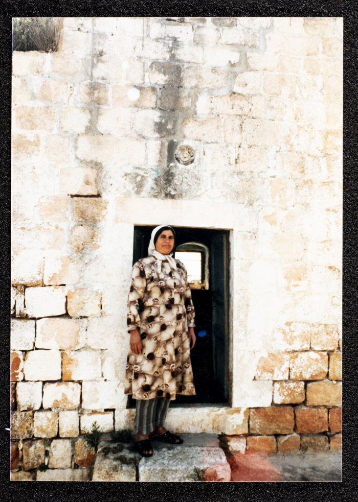 A Photograph of Ṣaleh al-Barghuthy's Mansion in Deir Ghassaneh Village
