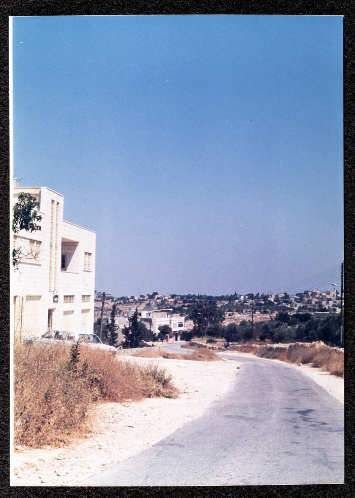 A Photograph of Ṣaleh al-Barghuthy's Mansion in Deir Ghassaneh Village
