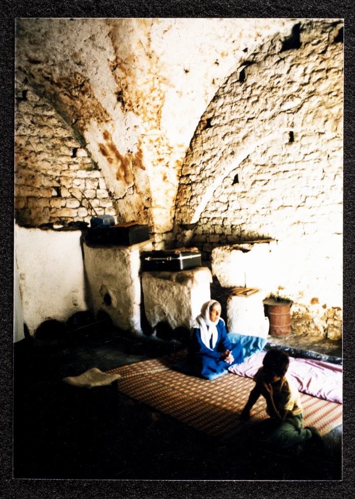 A Photograph of Ṣaleh al-Barghuthy's Mansion in Deir Ghassaneh Village
