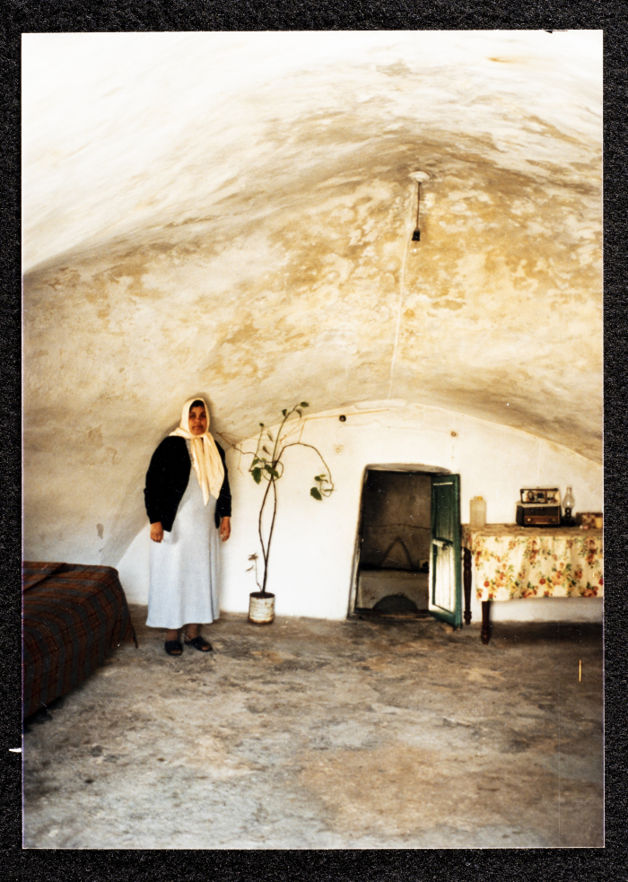 A Photograph of Ṣaleh al-Barghuthy's Mansion in Deir Ghassaneh Village
