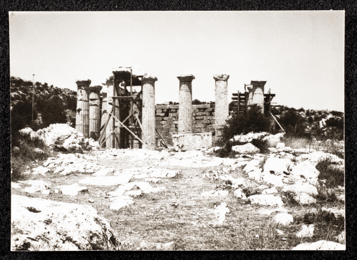 A Glimpse of Old Pillars in Greece