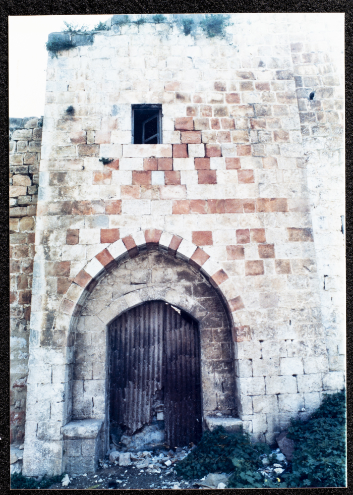 A Photograph of Ṣaleh al-Barghuthy's Mansion in Deir Ghassaneh Village
