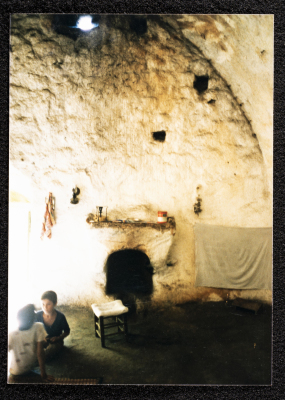 A Photograph of Ṣaleh al-Barghuthy's Mansion in Deir Ghassaneh Village
