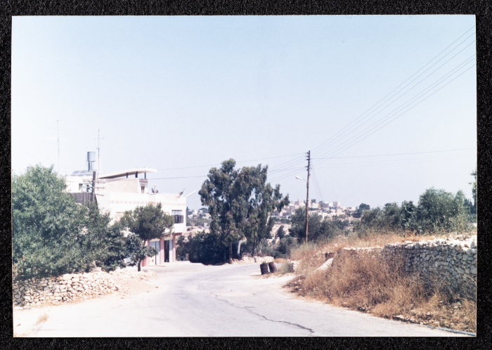 A Photograph of Ṣaleh al-Barghuthy's Mansion in Deir Ghassaneh Village
