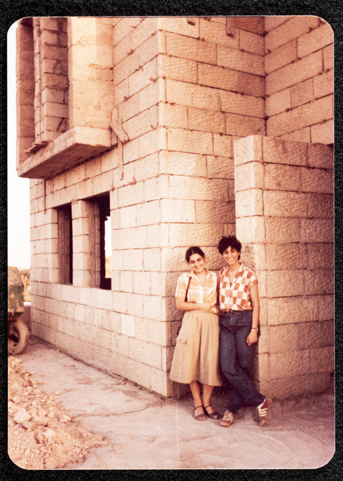 Suʿad al-ʿĀmery Standing in front of her Architectural Construction Project 