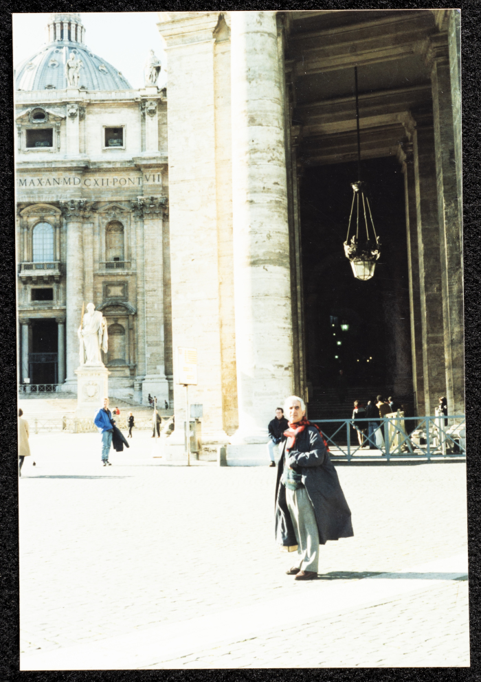 A Photograph from Suʿad al-ʿĀmery's Visit to Rome, Italy 
