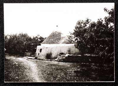 An Old Building with a Front Yard in Apulia, Italy 