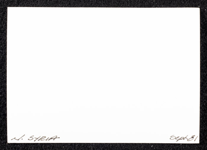 صورة لبيوت طنيَّة، شماليّ سوريا، 1981
