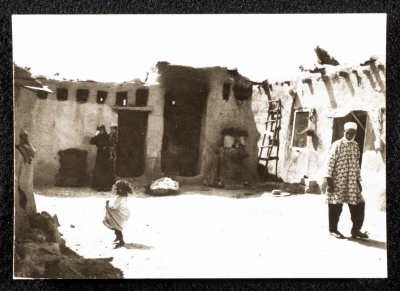 A Photograph of Mud Houses in Southern Syria, 1981
