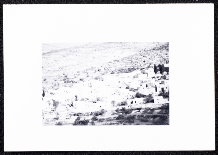 A Glimpse of the Village of Dayr Ghassana