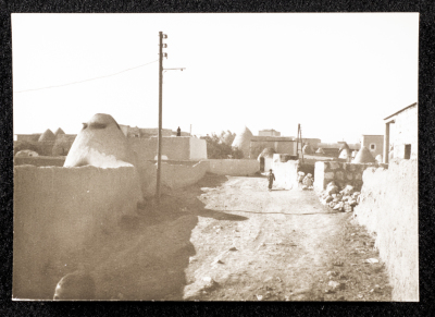 A Photograph of Mud Houses in Southern Syria, 1981
