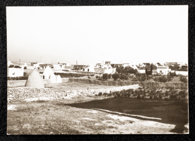 A Photograph of Mud Houses in Southern Syria, 1981
