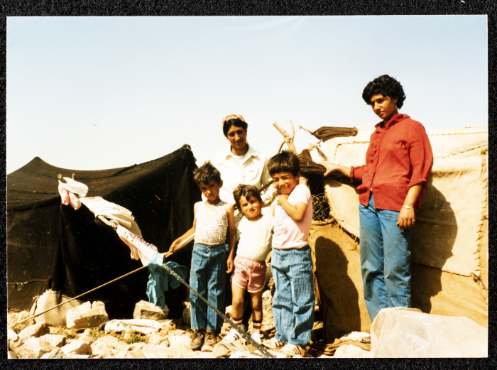 مشهد عام من حياة بدو غزة