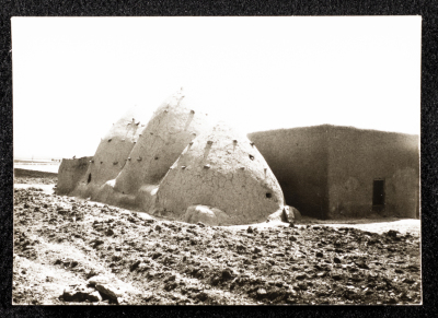 A Photograph of Mud Houses in Southern Syria, 1981
