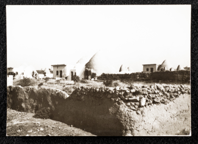A Photograph of Mud Houses in Southern Syria, 1981
