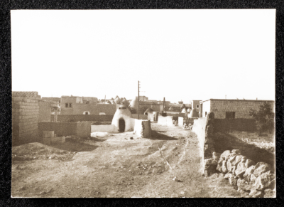 A Photograph of Mud Houses in Southern Syria, 1981
