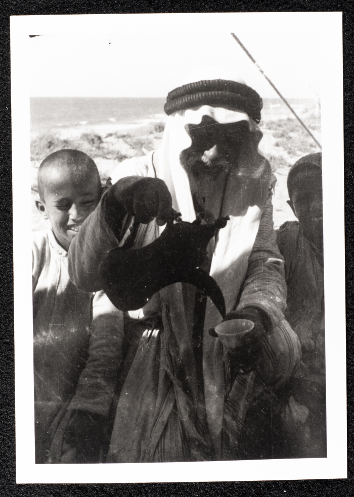 A Photograph Capturing the Bedouin Life in Gaza Strip 