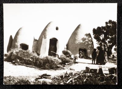 A Photograph of Mud Houses in Southern Syria, 1981
