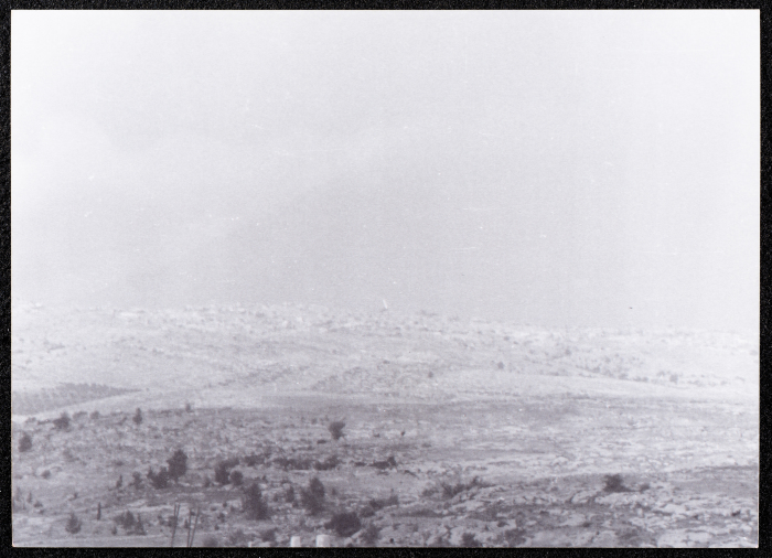 مشهد عام لجبال دير غسانة 