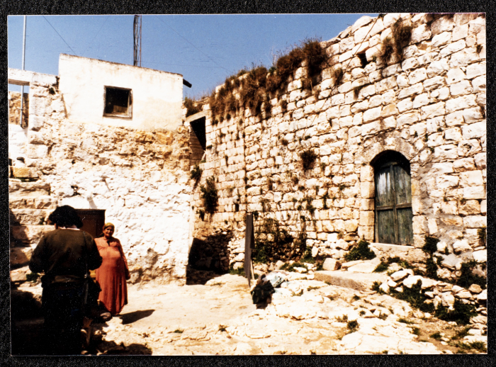 صورة لقصر صالح البرغوثي في قرية دير غسانة