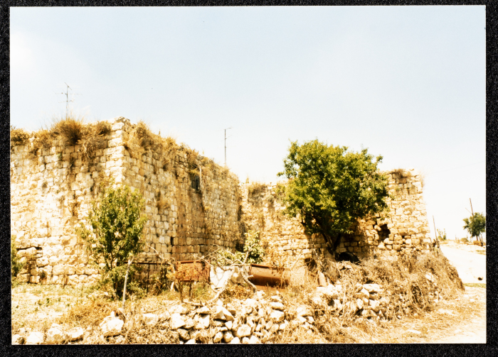 صورة لقصر صالح البرغوثي في قرية دير غسانة