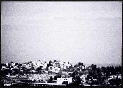 A Photograph of Ṣaleh al-Barghuthy's Mansion in Deir Ghassaneh Village
