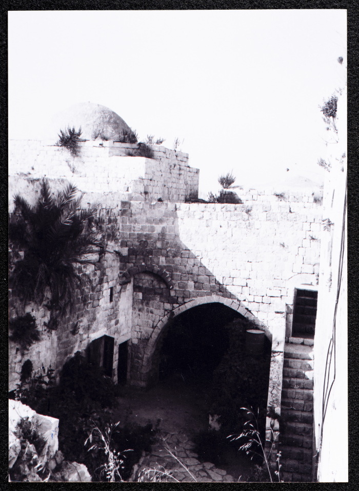 صورة لقصر صالح البرغوثي في قرية دير غسانة