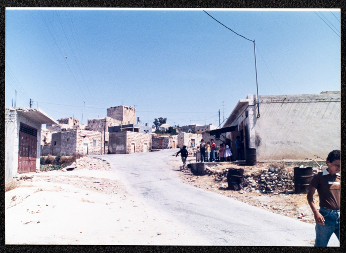 صورة لقصر صالح البرغوثي في قرية دير غسانة