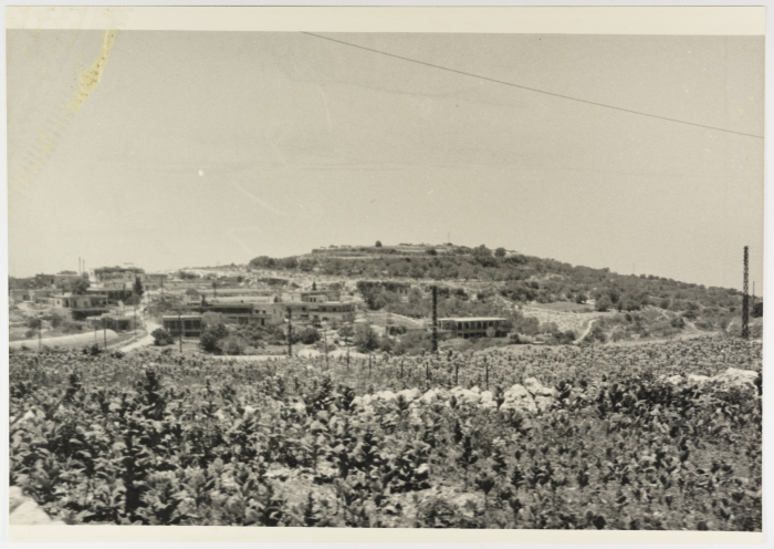 مشهد عام لمخيم للاجئين الفلسطينيين، لبنان