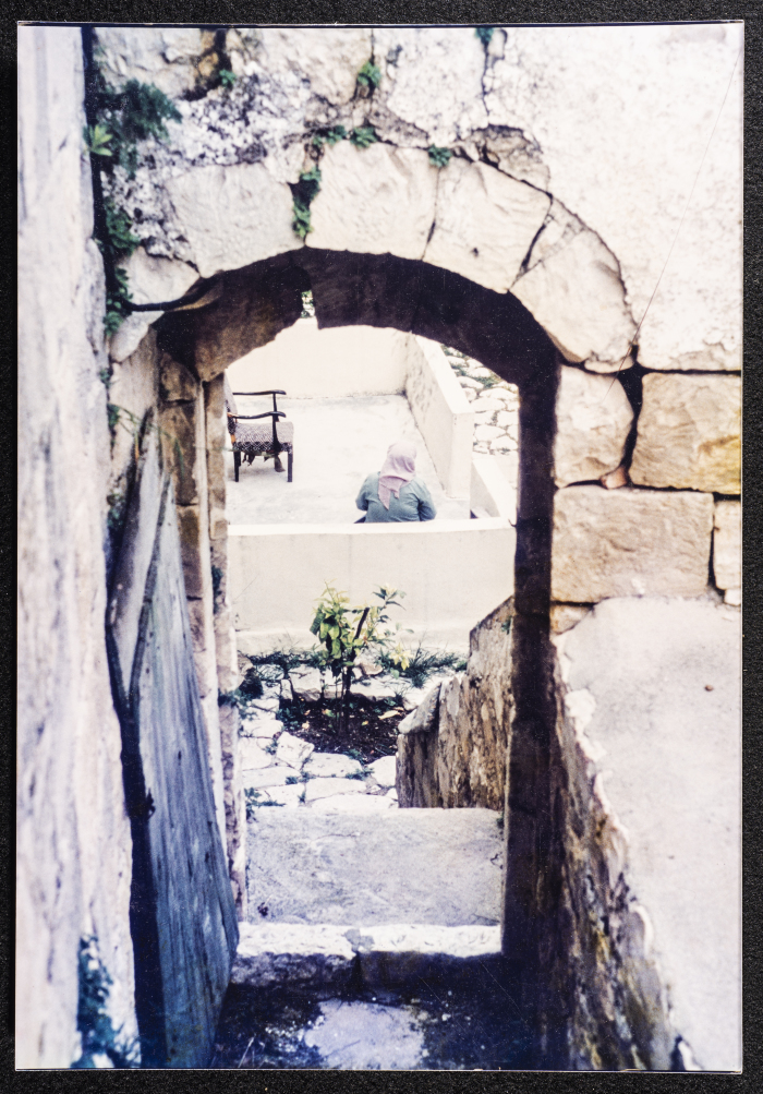 صورة لقصر صالح البرغوثي في قرية دير غسانة