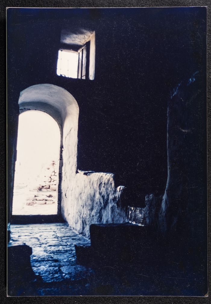 صورة لقصر صالح البرغوثي في قرية دير غسانة