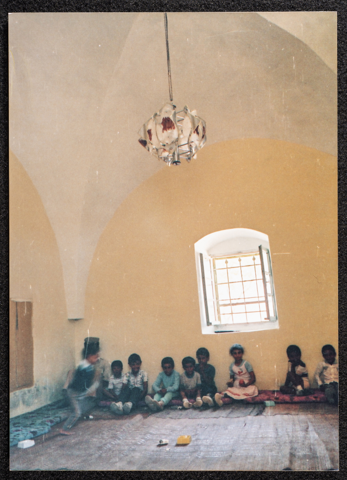 A Photograph of Ṣaleh al-Barghuthy's Mansion in Deir Ghassaneh Village
