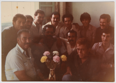 A Photograph of the Shaheed Abdullah Alawneh with his Friends 
