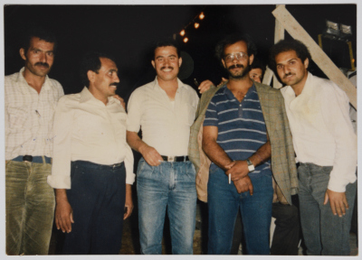 A Photograph of the Shaheed Abdullah Alawneh with his Friends 