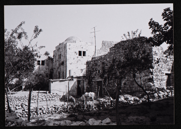 صورة لقصر صالح البرغوثي في قرية دير غسانة