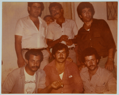 A Photograph of the Shaheed Abdullah Alawneh with his Friends 
