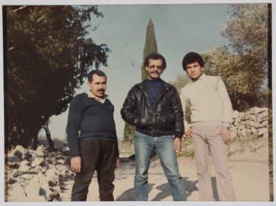 A Photograph of the Shaheed Abdullah Alawneh with his Friends 