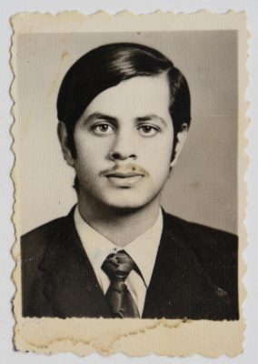 A Photograph of the Shaheed Abdullah Alawneh after His Graduation from High School 