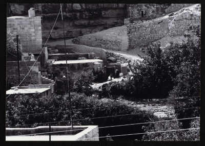 A Photograph of Um Khader Shamasne in the Village of Qatanna, al-Quds