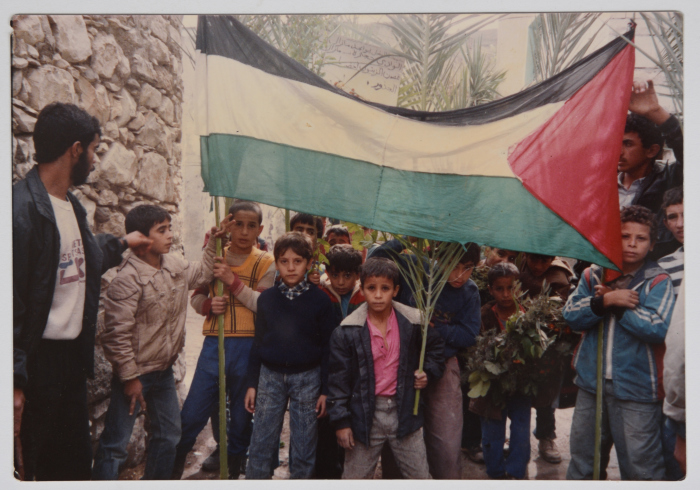 A Photograph of the Shaheed Abdullah Alawneh's Funeral in Jaba', Jenin	