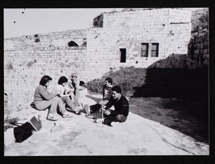 A Photograph of the Sihwail Family's Mansion in the Village Abwein