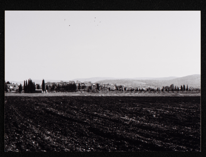 مشهد عام لِـ قرية ترمسعيا قضاء مدينة رام الله 