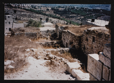 A Photograph of al-Khatib's Castle in Beit Iksa Village, Northwest of al-Quds (Jerusalem)
