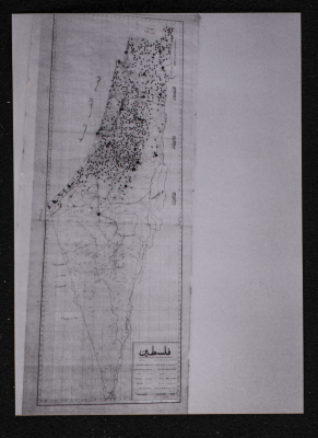 A Poster of the Map of Palestine