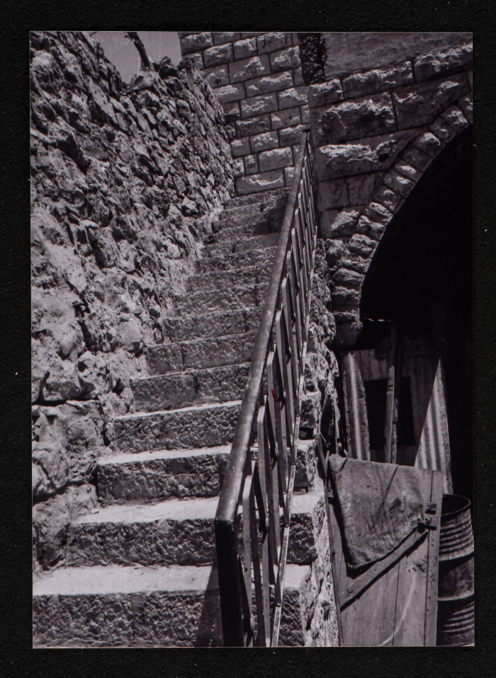 A Photograph of the Sihwail Family's Mansion in the Village Abwein
