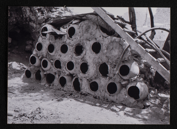 A Photograph of Ṣaleh al-Barghuthy's Mansion in Deir Ghassaneh Village
