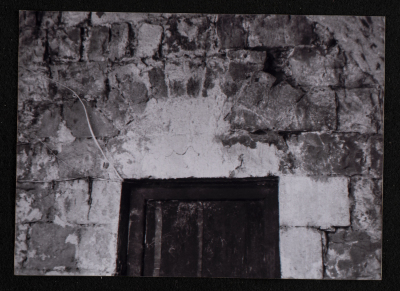 A Photograph of Ṣaleh al-Barghuthy's Mansion in Deir Ghassaneh Village
